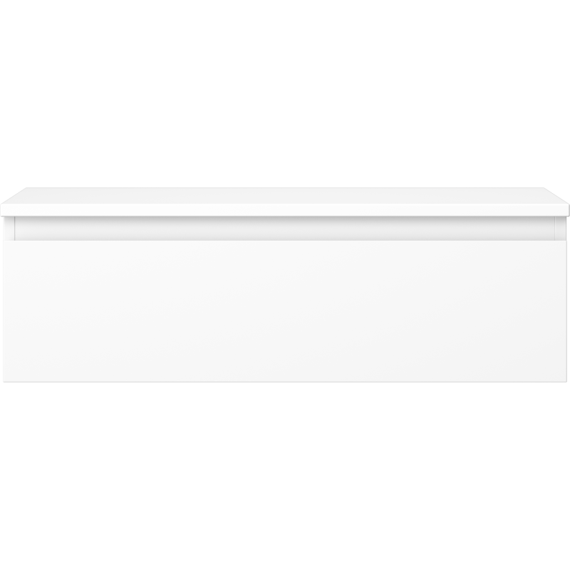 Mexen Orio meuble de salle de bain sous-lavabo 80 cm avec plan, 1 tiroir, blanc mat - 91A10-08023-1-BFC01