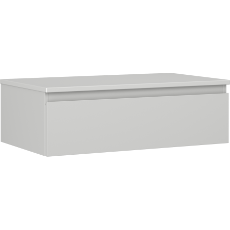 Mexen Orio meuble de salle de bain sous lavabo 80 cm avec plateau, 1 tiroir, gris mat - 91A10-08023-1-BFC62
