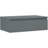 Mexen Orio meuble de salle de bain sous-lavabo 80 cm avec plateau, 1 tiroir, graphite mat - 91A10-08023-1-BFC66