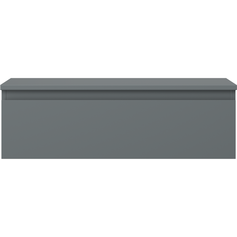 Mexen Orio meuble de salle de bain sous lavabo 80 cm avec plan, 1 tiroir, graphite mat - 91A10-08023-1-BFC66