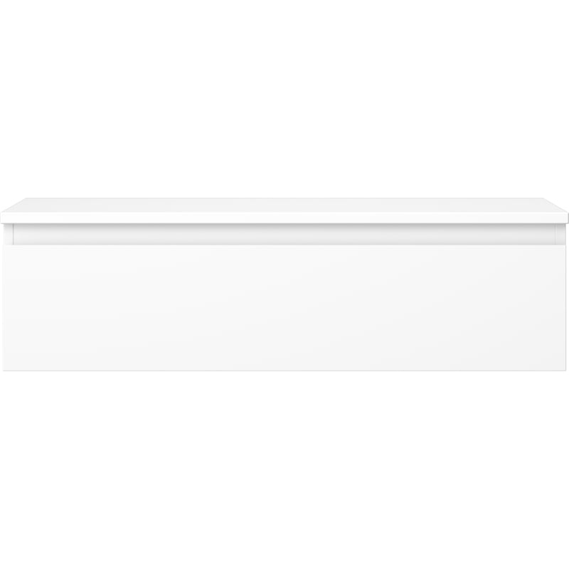 Mexen Orio meuble sous-vasque 90 cm avec plateau, 1 tiroir, blanc mat - 91A10-09023-1-BFC01
