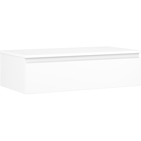Mexen Orio meuble sous-lavabo 90 cm avec plateau, 1 tiroir, blanc mat - 91A10-09023-1-BFC01