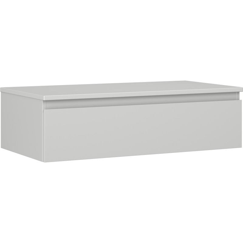 Mexen Orio meuble de salle de bain sous-vasque 90 cm avec dessus, 1 tiroir, gris mat - 91A10-09023-1-BFC62