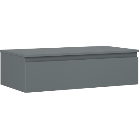 Mexen Orio armoire de salle de bain sous-lavabo 90 cm avec plateau, 1 tiroir, graphite mat - 91A10-09023-1-BFC66