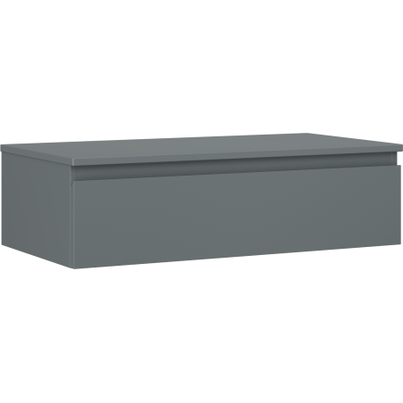 Mexen Orio meuble de salle de bains sous-vasque 90 cm avec plateau, 1 tiroir, graphite mat - 91A10-09023-1-BFC66