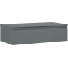 Mexen Orio meuble de salle de bains sous-vasque 90 cm avec plateau, 1 tiroir, graphite mat - 91A10-09023-1-BFC66