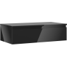 Mexen Orio meuble de salle de bain sous lavabo 90 cm avec plateau, 1 tiroir, noir brillant - 91A10-09023-1-BFC70