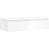 Mexen Orio armoire de salle de bain sous lavabo 100 cm avec plan de travail, 1 tiroir, blanc brillant - 91A10-10023-1-BFC00