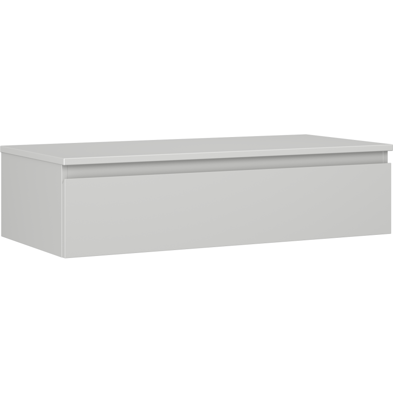 Mexen Orio armoire de salle de bain sous lavabo 100 cm avec plateau, 1 tiroir, gris mat - 91A10-10023-1-BFC62