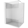 Mexen Kioto paroi de douche Walk-in 100 x 200 cm, transparent/givre 8 mm, chrome - 800-100-101-01-35