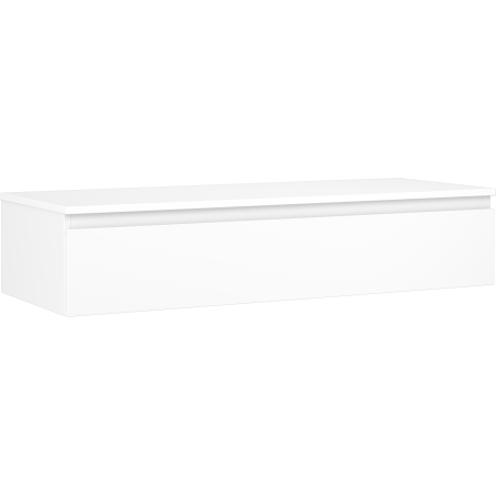 Mexen Orio armoire de salle de bains sous-lavabo 120 cm avec plateau, 1 tiroir, blanc mat - 91A10-12023-1-BFC01