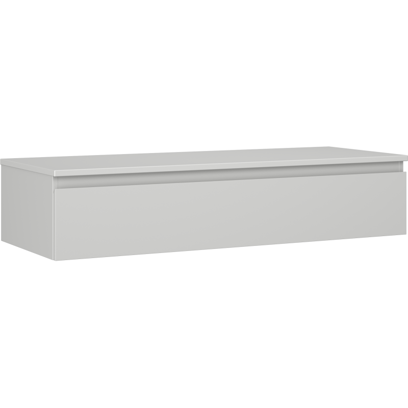 Mexen Orio armoire de salle de bain sous lavabo 120 cm avec dessus, 1 tiroir, gris mat - 91A10-12023-1-BFC62