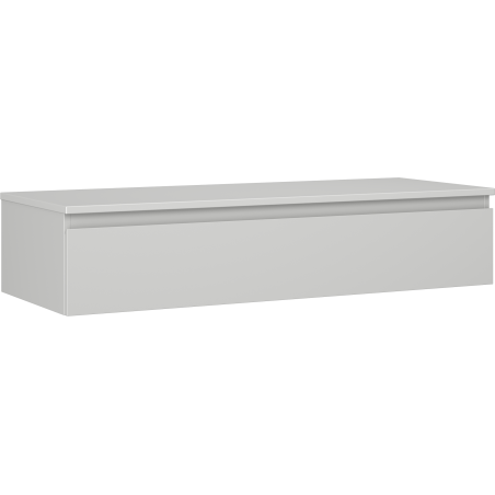 Mexen Orio meuble de salle de bain sous lavabo 120 cm avec plateau, 1 tiroir, gris mat - 91A10-12023-1-BFC62