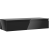Mexen Orio meuble de salle de bain sous-lavabo 120 cm avec plateau, 1 tiroir, noir brillant - 91A10-12023-1-BFC70