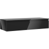 Mexen Orio meuble de salle de bain sous-vasque 120 cm avec plateau, 1 tiroir, noir brillant - 91A10-12023-1-BFC70