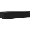 Mexen Orio meuble de salle de bains sous lavabo 120 cm avec plateau, 1 tiroir, noir mat - 91A10-12023-1-BFC71