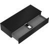 Mexen Orio meuble de salle de bain sous lavabo 120 cm avec plateau, 1 tiroir, noir mat - 91A10-12023-1-BFC71