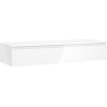 Mexen Orio meuble de salle de bain sous-lavabo 140 cm avec plateau, 1 tiroir, blanc brillant - 91A10-14023-1-BFC00