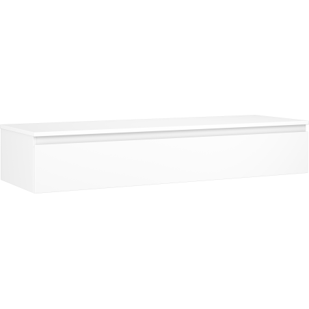 Mexen Orio meuble de salle de bain sous-vasque 140 cm avec plateau, 1 tiroir, blanc mat - 91A10-14023-1-BFC01