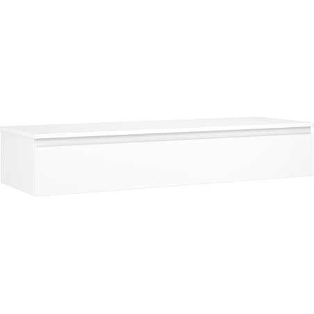 Mexen Orio meuble de salle de bains sous-vasque 140 cm avec plan, 1 tiroir, blanc mat - 91A10-14023-1-BFC01