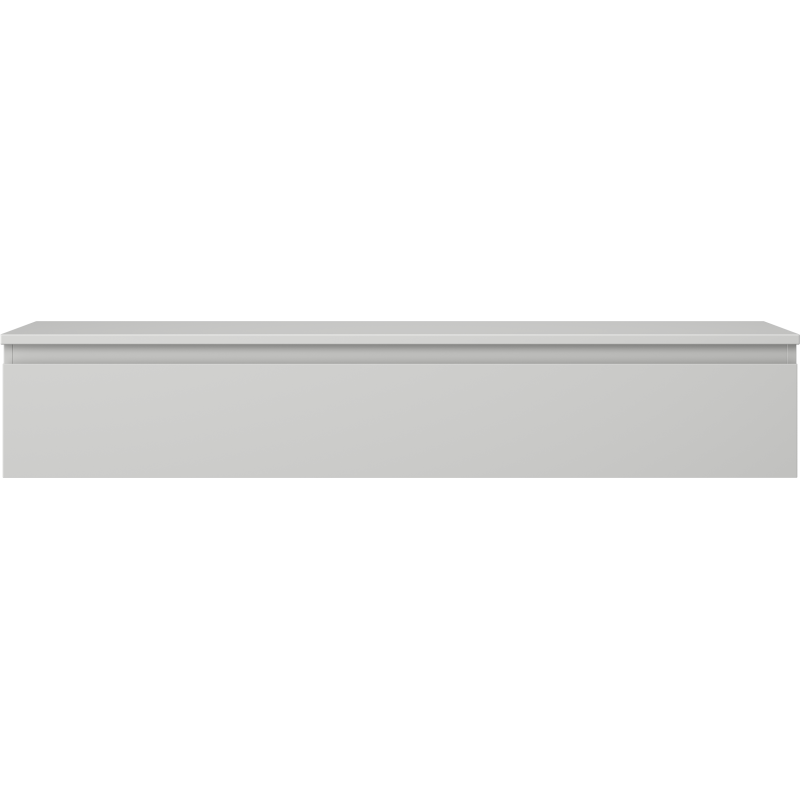 Mexen Orio meuble de salle de bain sous-lavabo 140 cm avec plateau, 1 tiroir, gris mat - 91A10-14023-1-BFC62