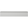 Mexen Orio meuble de salle de bain sous lavabo 140 cm avec plateau, 1 tiroir, gris mat - 91A10-14023-1-BFC62