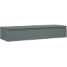 Mexen Orio meuble de salle de bain sous lavabo 140 cm avec plan, 1 tiroir, graphite mat - 91A10-14023-1-BFC66