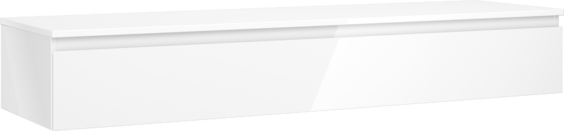 Mexen Orio meuble de salle de bains sous lavabo 160 cm avec plateau, 1 tiroir, blanc brillant - 91A10-16023-1-BFC00