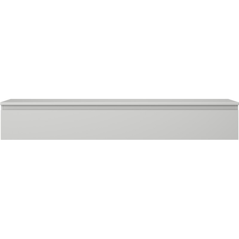 Mexen Orio meuble de salle de bain sous-vasque 160 cm avec plateau, 1 tiroir, gris mat - 91A10-16023-1-BFC62