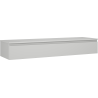 Mexen Orio meuble de salle de bain sous-vasque 160 cm avec plateau, 1 tiroir, gris mat - 91A10-16023-1-BFC62