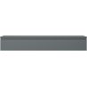 Mexen Orio meuble de salle de bain sous-lavabo 160 cm avec plateau, 1 tiroir, graphite mat - 91A10-16023-1-BFC66