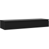 Mexen Orio meuble de salle de bain sous lavabo 160 cm avec plateau, 1 tiroir, noir mat - 91A10-16023-1-BFC71