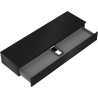 Mexen Orio meuble de salle de bain sous lavabo 160 cm avec plateau, 1 tiroir, noir mat - 91A10-16023-1-BFC71