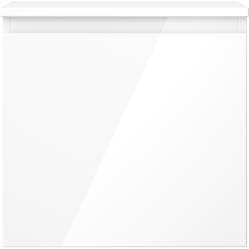 Mexen Orio armoire de salle de bains sous-lavabo 50 cm avec plateau, 1 tiroir, blanc brillant - 91A10-05047-1-BFC00