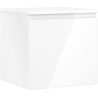 Mexen Orio meuble de salle de bains sous-lavabo 50 cm avec plateau, 1 tiroir, blanc brillant - 91A10-05047-1-BFC00