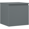 Mexen Orio meuble de salle de bain sous-lavabo 50 cm avec plateau, 1 tiroir, graphite mat - 91A10-05047-1-BFC66