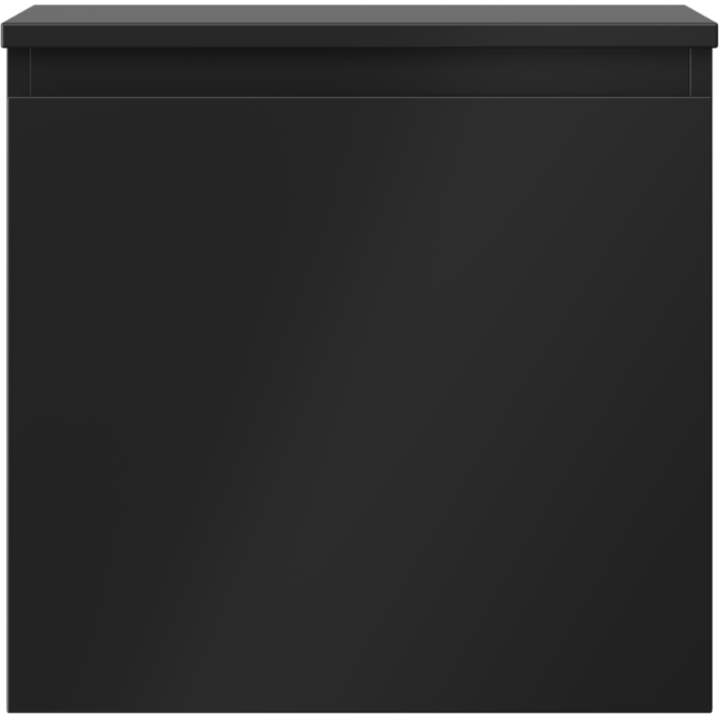 Mexen Orio meuble de salle de bain sous-vasque 50 cm avec plateau, 1 tiroir, noir mat - 91A10-05047-1-BFC71