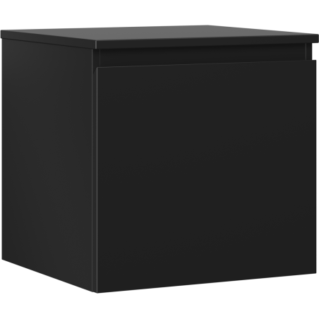 Mexen Orio armoire de salle de bain sous-vasque 50 cm avec plateau, 1 tiroir, noir mat - 91A10-05047-1-BFC71