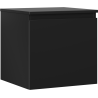 Mexen Orio armoire de salle de bain sous-vasque 50 cm avec plateau, 1 tiroir, noir mat - 91A10-05047-1-BFC71