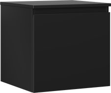 Mexen Orio armoire de salle de bain sous-vasque 50 cm avec plateau, 1 tiroir, noir mat - 91A10-05047-1-BFC71