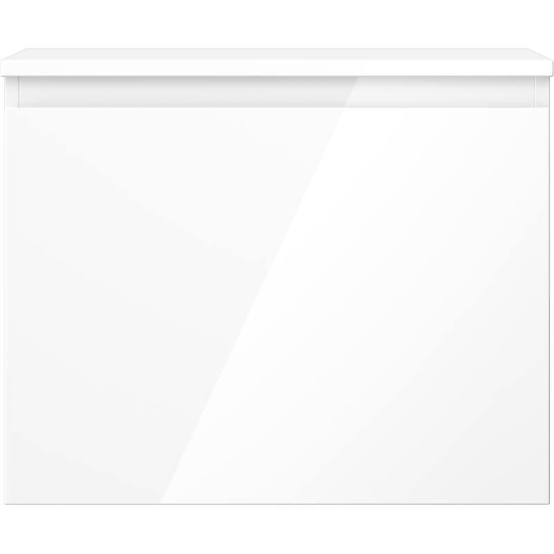 Mexen Orio meuble de salle de bain sous lavabo 60 cm avec plateau, 1 tiroir, blanc brillant - 91A10-06047-1-BFC00