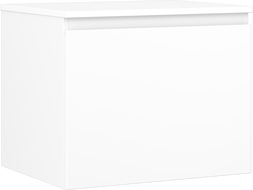 Mexen Orio meuble de salle de bain sous lavabo 60 cm avec plateau, 1 tiroir, blanc mat - 91A10-06047-1-BFC01