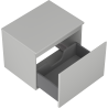 Mexen Orio armoire de salle de bain sous-vasque 60 cm avec plateau, 1 tiroir, gris mat - 91A10-06047-1-BFC62
