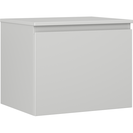 Mexen Orio armoire de salle de bain sous-vasque 60 cm avec plateau, 1 tiroir, gris mat - 91A10-06047-1-BFC62