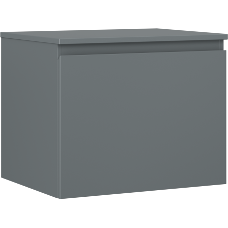 Mexen Orio armoire de salle de bains sous vasque 60 cm avec plateau, 1 tiroir, graphite mat - 91A10-06047-1-BFC66