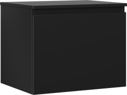 Mexen Orio meuble de salle de bain sous lavabo 60 cm avec plateau, 1 tiroir, noir mat - 91A10-06047-1-BFC71