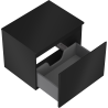 Mexen Orio meuble de salle de bain sous lavabo 60 cm avec plateau, 1 tiroir, noir mat - 91A10-06047-1-BFC71