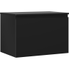 Mexen Orio meuble de salle de bain sous vasque 70 cm avec plateau, 1 tiroir, noir mat - 91A10-07047-1-BFC71