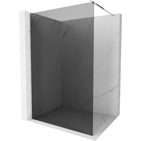 Mexen Kioto paroi de douche Walk-in 70 x 200 cm, graphite 8 mm, chrome - 800-070-101-01-40