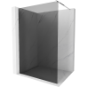 Paroi de douche Mexen Kioto Walk-in 70 x 200 cm, graphite 8 mm, chrome - 800-070-101-01-40